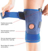 Knee Support Brace Stabilised Open Patella - For Knee Pain Arthritis, Joint Pain, Meniscus Tear, Ligament Injuries, Running - Adjustable Compression Knee Support Patella Knee Strap