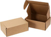 50 Pack Corrugated Shipping Boxes, 15 X 10 X 6 Cm Small Brown Packaging Cardboard Postal Carton Mailing Gift Parcel Boxes for Storing, Posting, Packaging, Shipping