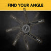 Aluminum Miter Saw Protractor | 7-Inch Rust Proof Angle Finder Featuring Precision Laser Engraved Scales (LX-230)