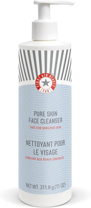 Pure Skin Face Cleanser, Sensitive Skin Cream Cleanser with Antioxidant Booster, 311.8 g