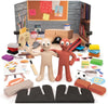 P L A S T I C I N E  Morph Animation Kit – Create Your Own Morph & Chas Stop Motion Films, Includes Tabletop Set, Scene Props, Modelling Clay, and Free Aardman Animator App for Ages 5+