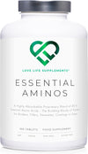 Essential Amino Acids - All 9 EAA Amino Acids with All 3 BCAA's Plus 6 More EAAs to Build and Repair Muscle | 300 Tablets / 60 Servings | 5-10g per Serving | High in Leucine and Vegan Friendly