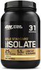 ON Gold Standard 100% Isolate Pure Whey Protein, Naturally Occurring BCAAs and Glutamine, Pre and Post Workout, Vanilla Flavour, 31 Servings, 930 g