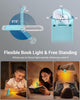 Book Reading Light, Amber Clip On LED with 2 Adjustable Brightness for Eye Protection, Rechargeable USB, Christmas Gifts for Bookworms, Kids(Blue)