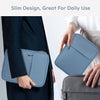 12.9" Tablet Sleeve Padded Carrying Case for iPad Pro 12.9" M2 6/5/4th/3rd Gen, iPad Pro 13" M4, iPad Air 13", Galaxy Tab S9 FE+/S9+/S8+/S7 FE/S7+ 12.4", Surface Pro 8/7/6/5/4/X 12.3", Blue