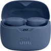 Tune Buds Wireless Bluetooth Earphones, Water-Resistant and Noise-Cancelling Headphones with 48-Hour Battery Life, Blue