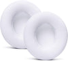 Extra Thick Replacement Earpads for Beats Solo 2 & 3 by Wicked Cushions - Ear Pads for Beats Solo 2 & 3 Wireless ON-Ear Headphones - Soft Leather, Luxury Memory Foam, Strong Adhesive | White