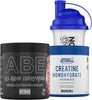 Bundle ABE Pre Workout 375g + Creatine 250g + 700ml Protein Shaker | All Black Everything Pre Workout Powder, Energy & Performance with Creatine, Beta Alanine (Cherry Cola)