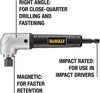 Right Angle Attachment, Impact Ready (DWARA120) Black