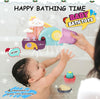 Baby Bath Toys Game, Shower Bath Baby Toy for 1,2,3+ Year Old Boy Girl Toddler Gift Toys Set, Kid Baby Bathtub Toy 6 Months Plus, Waterfall Water Station Toy with Cup