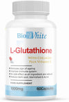 Glutathione Supplement - Natural Skin Whitening Anti-Aging Benefits and Improves Immunity, L-Glutathione Pills for Men & Women - Pure Antioxidant, 60 Capsules (1000mg)