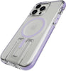 EvoCrystal Kick case for iPhone 14 Pro Max - MagSafe compatible - Impact Protection - Kickstand - Lilac