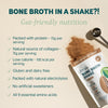 Bone Broth High Protein Shake | Chocolate | 100% Natural | Rich in Collagen, Protein & Amino Acids | Dairy & Gluten Free | 300g (12 Servings)