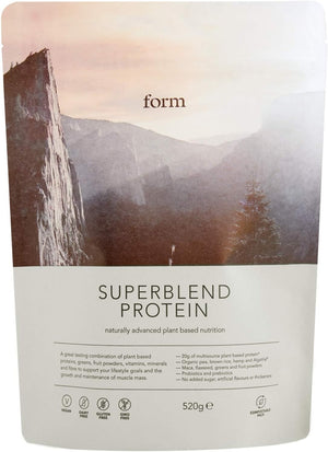 Superblend Protein - Vegan Protein Powder with Superfoods, Vitamins and Minerals - 20g of Plant Based Protein per Serving (Chocolate Salted Caramel)