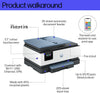 OfficeJet Pro 8125e All-in-One Printer | Colour | Printer for Home | Print, Scan, Copy Automatic document feeder| 3 months of Instant Ink | Print over VPN with + | Up to 3 years Warranty