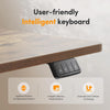 Standing Desk Height Adjustable Electric Desk, 120 * 60cm Stand up Table, Sit Stand Home Office Desk with Splice Board, Vintage Brown