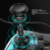 Wired Controller for Switch, PC, PS3, IOS, OS X, Wired Game Controller with RGB Light, 6 Axes Gyroscope Burst Wake Up Function Transparent Gamepad for Switch for PS3 PC