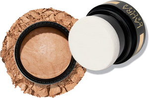 Award-Winning Baked Balance-n-Brighten To Go Travel Size Color Correcting Powder Foundation - Golden Medium - Buildable Light to Medium Coverage - Demi-Matte Natural