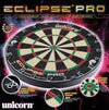 Dartboard | Eclipse Pro | Ultra-Visible Number Ring & Spider | Championship Quality Sisal Bristle | Staple-Free Construction