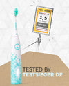 ® [Test Winner 2024*] Electric Sonic Toothbrush ECO Vibe 3 White- Electric Toothbrush with 6 Week Power Battery Including 3 Brush Heads and SuperWhite Toothpaste