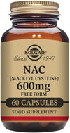 NAC (N-Acetyl-L-Cysteine) 600 mg Vegetable Capsules - Pack of 60 - Healthy Skin, Hair and Nails - Vegan