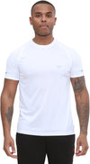 Pack of 3 Mens Workout Short Sleeve T-Shirts Athletic Fit Fast Drying Moisture Wicking Sports Style T-Shirts