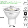 GU10 LED Spotlight Bulbs 5W, Cool White, 6500K, 365lm, No Flickering, Energy Saving Led Bulbs, Equivalent 40-50W GU10 Halogen Spot Light Bulbs, Non-Dimmable,10 Pack