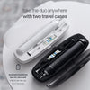 Duo PRO Ultra Whitening 40,000 VPM Electric Smart ToothBrushes ADA Accepted - 4 Modes with Smart Timers - UV Sanitizing & Wireless Charging Base - 10 Proflex Brush Heads & 2 Travel Cases