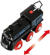 World Rechargeable USB Battery Powered Engine Toy Train for Kids Age 3 Years Up - Wooden Railway Accessories and Add Ons