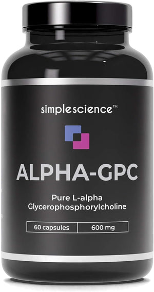 Alpha GPC 600MG in One Capsule | 60 Capsules = 60 True Servings | >99% Pure α-GPC | Lab Tested | Choline Supplement | Nootropic for Brain Support, Focus, Memory, Mood & Energy | 100% Natural & Non-GMO