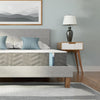 Sleep King Size Three Zone Memory Foam and Coil Spring Hybrid Mattress , Size 150 x 200cm , White
