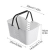 Hand Carry Shower Basket | Cleaning Supplies Organizer,Spa Storage Shower Basket With Handle Portable for Health Cosmetics Hair Supplies and Beauty Products