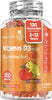 Vitamin D Gummies Kids 1000IU - Natural Orange Flavour Gummies - 4 Months Supply (120 Vitamin D3 Gummies) - One A Day - for Kids 3-12 Years - Vegetarian, Non-GMO & Gluten-Free Vitamin D for Kids