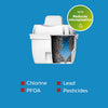 Water Filter Jug +3 Micro X-Clean Replacement Filter Cartridges, Fast flow, White, 2.6 litres, Electronic timer