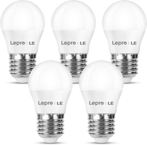 E27 Screw Bulb, Warm White 2700K E27 LED Light Bulbs, 2.5W (25W Equivalent) Energy Saving, Non Dimmable G45 Golf Ball LED Edison Bulb, 250 Lumen, Pack of 5