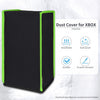 Black Nylon Dust Cover for Xbox Series X Console, Soft Neat Lining Dust Guard, Anti Scratch Waterproof Cover Sleeve for Xbox Series X Console - Neon Green Trim