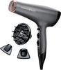 Keratin Protect Hair Dryer (Infused with Keratin and Almond Oil for Smooth, Healthy Looking Hair, Powerful, Fast, Diffuser, 2 Concentrators - Super Slim & Fast-Drying, Ionic, 2200W) AC8008