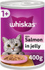 1+ Salmon in Jelly Pack of 12 x 400 g Cans, Adult Cat Wet Food