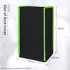 Black Nylon Dust Cover for Xbox Series X Console, Soft Neat Lining Dust Guard, Anti Scratch Waterproof Cover Sleeve for Xbox Series X Console - Neon Green Trim