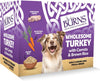 Pet Nutrition Natural Wet Dog Food For Adult and Senior Dogs – Wholesome Turkey and Potato 6 x 395 g