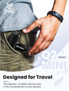 Mini Massage Gun,  Q2 Pocket-Sized Deep Tissue Massager Gun, Portable Percussion Muscle Massager Gun, Ultra Small & Quiet Muscle Massage Gun with Carry Case for On The Go Usage, Black
