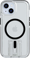 Tech 21 Evo Crystal Kick case for iPhone 15 - Compatible with MagSafe - Impact Protection Case - Clear/Black