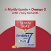 Perfect7 Man Plus Multivitamin, With 1000 mg Fish Oil, 60 High Strength Tablets, 250 mg EPA & DHA, Duo Pack: 30 Capsules + 30 Tablets