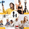 Wireless Microphones, 2 Pack Microphone Wireless (USB-C Connection), Plug-Play Wireless Lavalier Microphone for Recording,Live Stream,YouTube,Facebook,TikTok