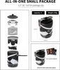 FMS-X2 Personal Cooking System Outdoor Hiking Camping Equipment Oven with Piezo Ignition POT Support & Stand for Outdoor Acitivities- Portable Propane Gas Stove Burner