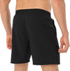 Men's 2 Pack Running Shorts Lightweight Breathable Sports Gym Training Shorts with Drawstring and Zippered Pockets