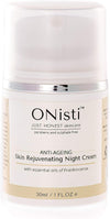 Rejuvenating Night Cream 30 ml - anti-aging, anti-ageing, vegan friendly, cruelty free, made in the UK