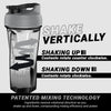 2.0 Vortex Blender Shaker Bottle Upto 828 ml | No Blending Ball or Whisk | USA Made | Portable Pre Workout Whey Protein Drink Shaker Cup | Mixes Cocktails Smoothies Shakes | Top Rack Safe