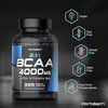 BCAA Tablets | 4000mg BCAAs per Serving | 3Months Supply | Essential Amino Acid Supplement with Vitamin B6 | 365 Vegan Tablets | BCAA Powder and Capsules Alternative Pre Workout | by