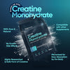 Creatine Monohydrate Powder 500g (165 Servings) | 200 Mesh Micronised, Unflavoured & Vegan | Creatine Powder | Performance & Muscle Strength | Creatine Nutritional Supplements for Post & Pre Workout